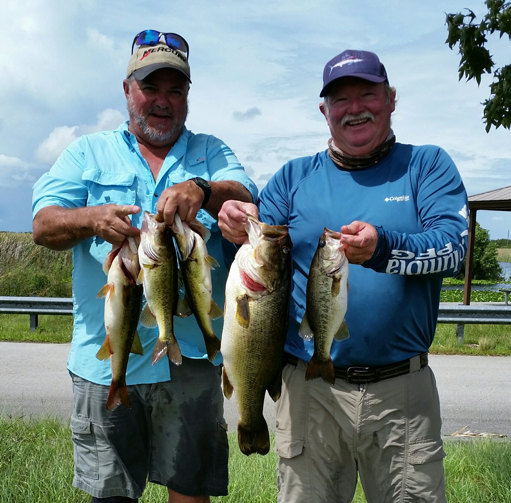 Mike Hampton and Tim Kopf at the 2017 Classic | Space Coast Bass Finatics